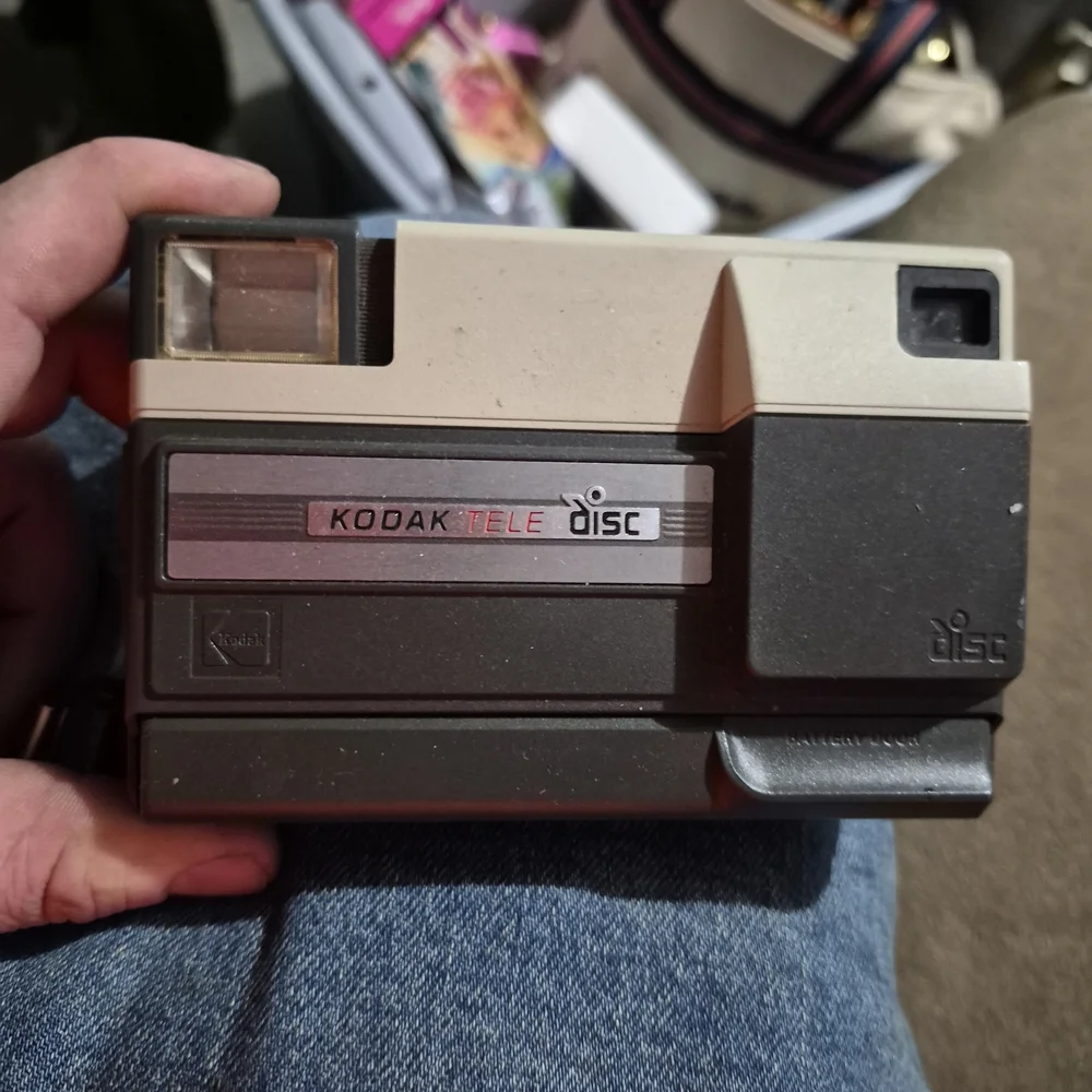 1985 Kodak Tele Disc Point-And-Shoot Camera
